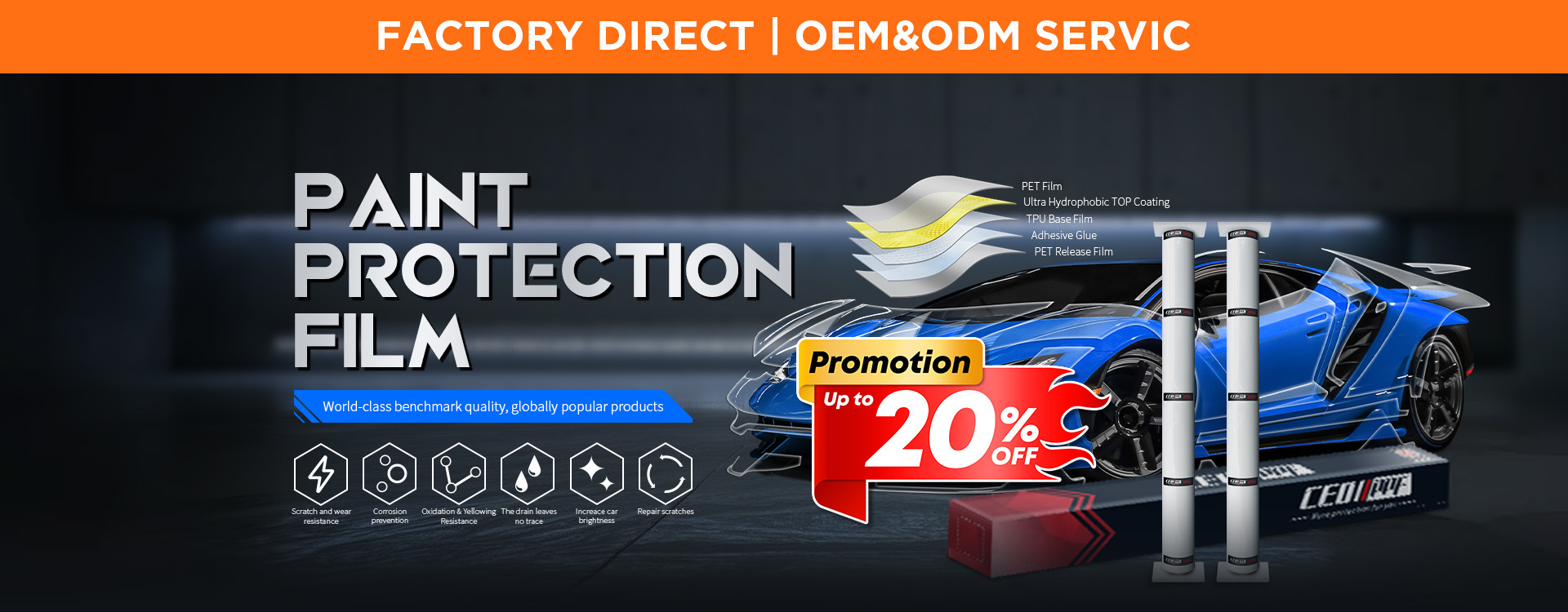 품질 자동차 도료 보호막 공장